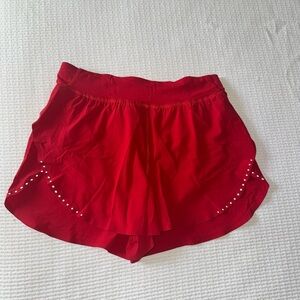 Lululemon Fast and Free Women’s Shorts - Size 6 (Dark Red)